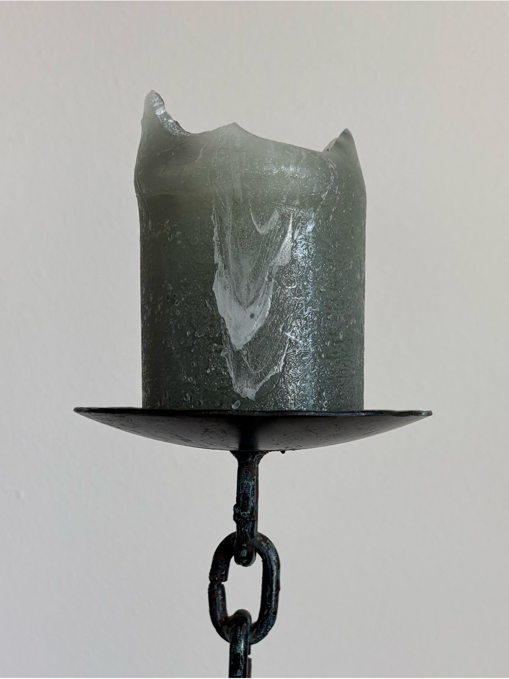 Brutalist Chain Link Candleholder